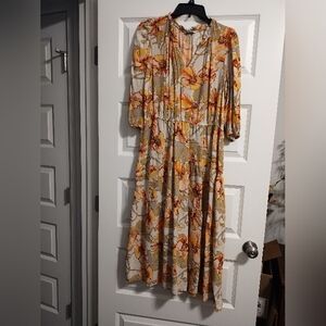 Floral Print Women's Dress